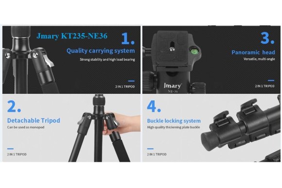 Штатив Jmary KT235 + NE36 Штатив Jmary KT235 + NE36
