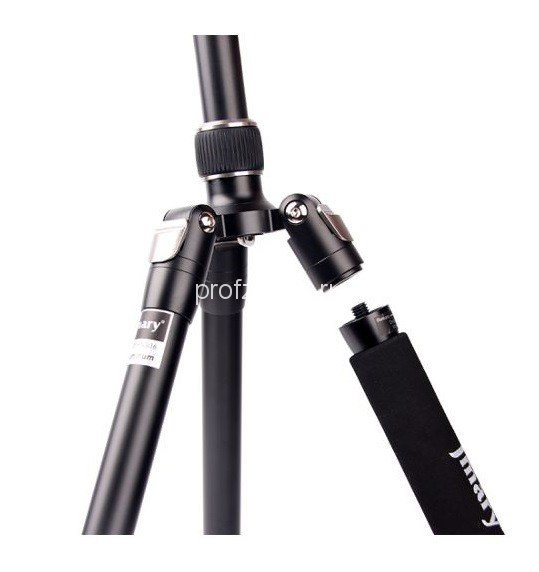 Jmary KT255+NB36 [алюминий,41mm/157,5mm,Максимальная нагрузка 8кг ,Штатив-монопод 2-в-1,5 section] 