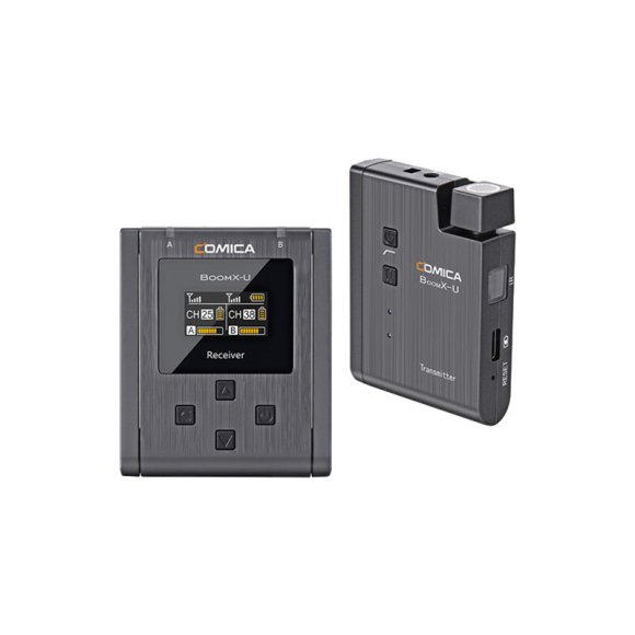 COMICA BoomX-U U2 (TX+TX+RX) Микрофонная радиосистема   COMICA BoomX-U U2 (TX+TX+RX) Микрофонная радиосистема