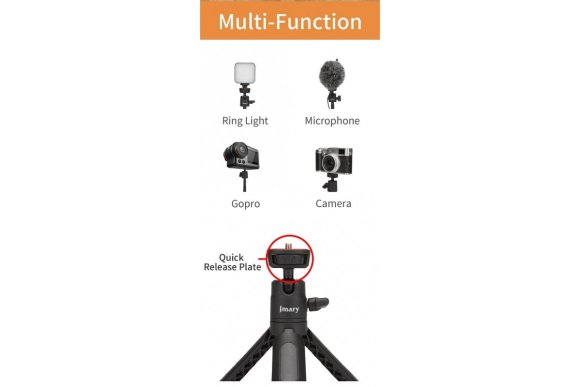 Jmary MT-19 Мини настольный штатив c селфи-моноподом для съёмки с фото, видеокамер и смартфон Jmary MT-19 Мини настольный штатив c селфи-моноподом для съёмки с фото, видеокамер и смартфон