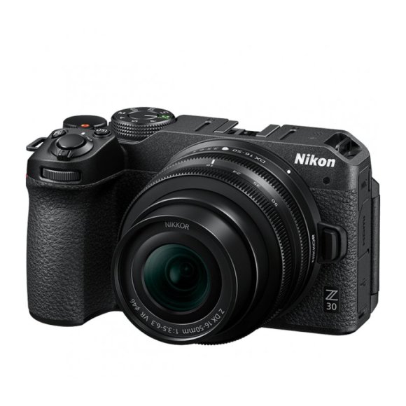 Фотоаппарат Nikon Z30 Kit Nikkor Z DX 16-50mm f/3.5-6.3 VR + Nikkor Z DX 50-250mm f/4.5-6.3 VR, чёрный  Фотоаппарат Nikon Z30 Kit Nikkor Z DX 16-50mm f/3.5-6.3 VR + Nikkor Z DX 50-250mm f/4.5-6.3 VR, чёрный