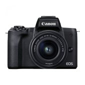 Фотоаппарат Canon EOS M50 Mark II Kit EF-M 15-45mm f/3.5-6.3 IS STM, чёрный (Меню на русском языке)