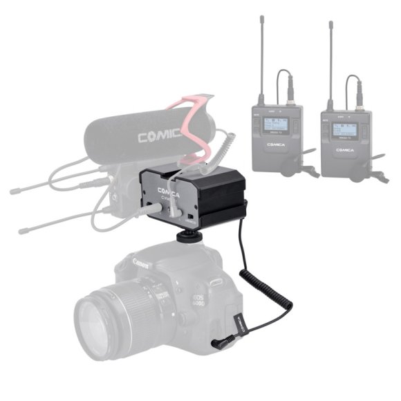 COMICA CVM-AX1 Универсальный аудио микшер двуканальный 3,5mm COMICA CVM-AX1 Универсальный аудио микшер двуканальный 3,5mm