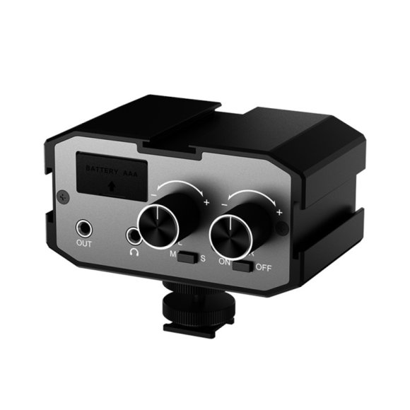 COMICA CVM-AX1 Универсальный аудио микшер двуканальный 3,5mm COMICA CVM-AX1 Универсальный аудио микшер двуканальный 3,5mm