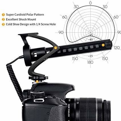 COMICA CVM-V30 LITE B микрофон-пушка mini Jack 3.5мм COMICA CVM-V30 LITE B микрофон-пушка mini Jack 3.5мм