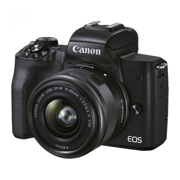 Фотоаппарат Canon EOS M50 Mark II Kit EF-M 15-45mm f/3.5-6.3 IS STM, чёрный Фотоаппарат Canon EOS M50 Mark II Kit EF-M 15-45mm f/3.5-6.3 IS STM, чёрный