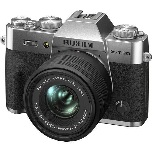 Фотоаппарат Fujifilm X-T30 II kit Fujinon XC 15-45mm f/3.5-5.6 OIS PZ, серебристый Фотоаппарат Fujifilm X-T30 II kit Fujinon XC 15-45mm f/3.5-5.6 OIS PZ, серебристый