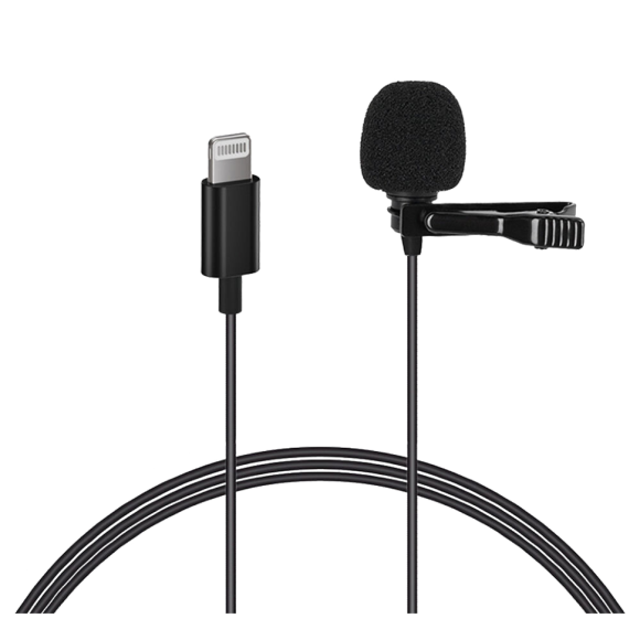 COMICA CVM-V01SP (Mi) 4.5м Всенаправленный петличный микрофон с разъемом Lighting для Apple  
