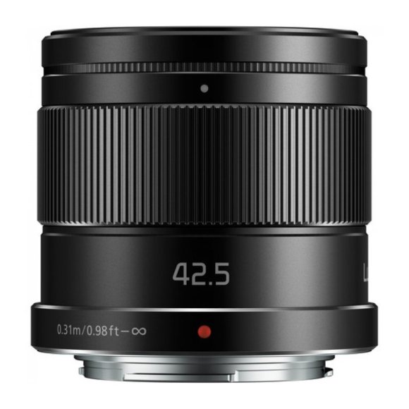 Объектив Panasonic 42.5mm f/1.7 G Aspherical Power O.I.S., чёрный  Объектив Panasonic 42.5mm f/1.7 G Aspherical Power O.I.S., чёрный