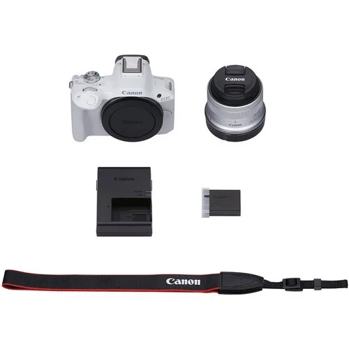 Фотоаппарат Canon EOS R50 Kit RF-S 18-45mm F4.5-6.3 IS STM, белый 