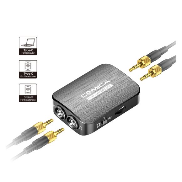 COMICA CVM-DUAL.LAV-D03 STC Двойной петличный микрофон COMICA CVM-DUAL.LAV-D03 STC Двойной петличный микрофон