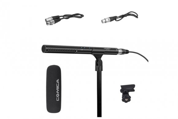 COMICA CVM-VP3 кардиоидный конденсаторный XLR микрофон-пушка COMICA CVM-VP3 кардиоидный конденсаторный XLR микрофон-пушка