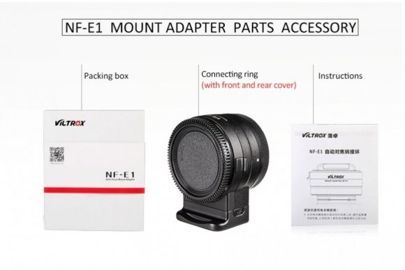 VILTROX NF-E1 (Переходное кольцо VILTROX NF-E1 для Nikon F объективы на Sony E-mount байонет камеры) VILTROX NF-E1 (Переходное кольцо VILTROX NF-E1 для Nikon F объективы на Sony E-mount байонет камеры)