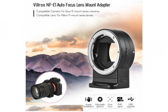 VILTROX NF-E1 (Переходное кольцо VILTROX NF-E1 для Nikon F объективы на Sony E-mount байонет камеры) VILTROX NF-E1 (Переходное кольцо VILTROX NF-E1 для Nikon F объективы на Sony E-mount байонет камеры)