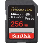 SanDisk 256GB Extreme PRO UHS-II SDXC V60 (280R/150W)