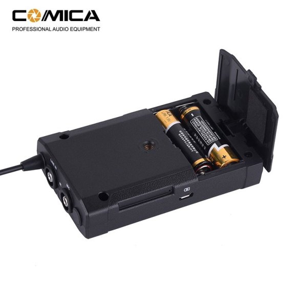 Двойная петличная радиосистема COMICA CVM-WM100 Plus(A) [RX+TX+TX] UHF 