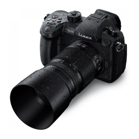 Объектив Panasonic 35-100mm f/2.8 II ASPH. O.I.S. Lumix G X Vario, чёрный  Объектив Panasonic 35-100mm f/2.8 II ASPH. O.I.S. Lumix G X Vario, чёрный