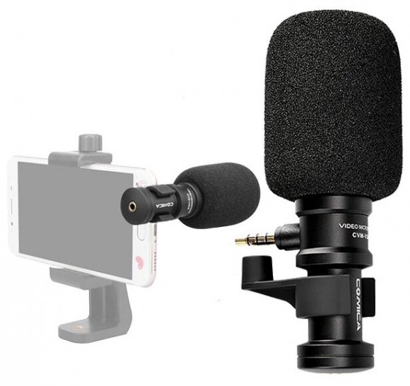 COMICA CVM-VS08 микрофон  для мобильных устройств и камер. 