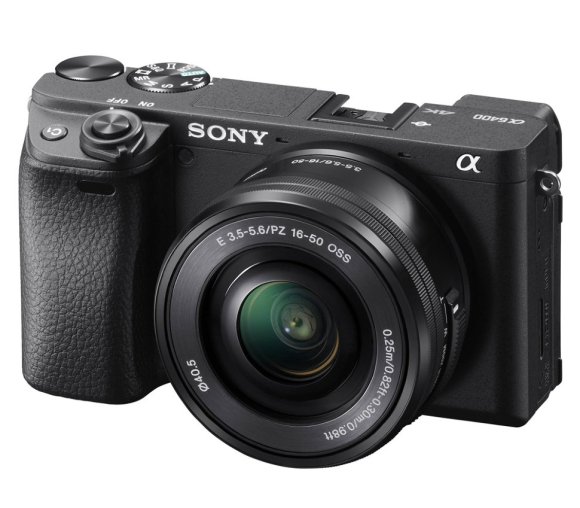 Фотоаппарат Sony Alpha ILCE-6400 Kit E PZ 16-50mm F3.5-5.6 OSS, чёрный (Меню на русском языке) 