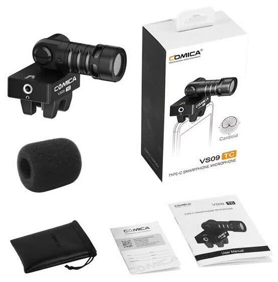 COMICA CVM-VS09 TC микрофон для смартфона Type-C  COMICA CVM-VS09 TC микрофон для смартфона Type-C