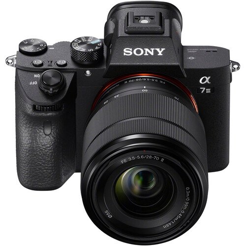 Фотоаппарат Sony Alpha a7 III (ILCE-7M3) Kit FE 28-70mm f/3.5-5.6 OSS II, чёрный Фотоаппарат Sony Alpha a7 III (ILCE-7M3) Kit FE 28-70mm f/3.5-5.6 OSS II, чёрный