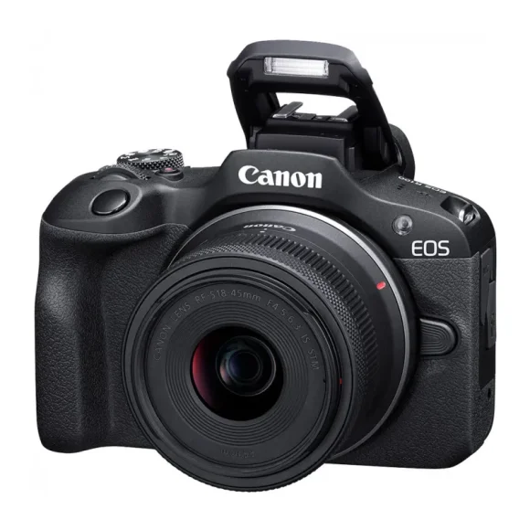 Фотоаппарат Canon EOS R100 kit 18-45 IS STM + 55-210mm Фотоаппарат Canon EOS R100 kit 18-45 IS STM + 55-210mm