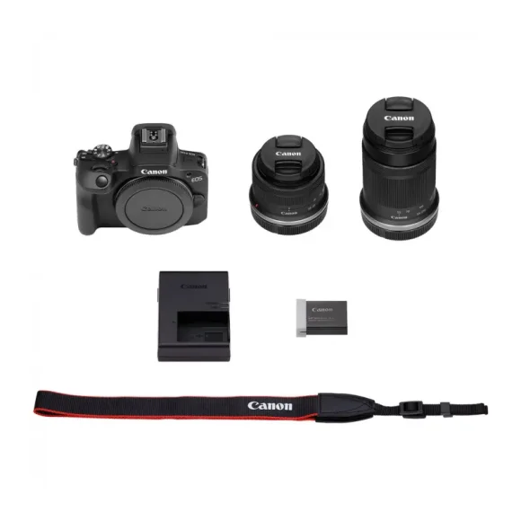 Фотоаппарат Canon EOS R100 kit 18-45 IS STM + 55-210mm Фотоаппарат Canon EOS R100 kit 18-45 IS STM + 55-210mm