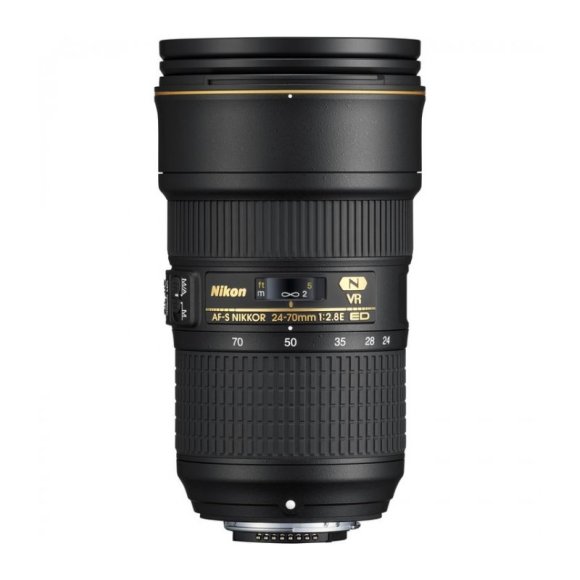 Объектив Nikon AF-S NIKKOR 24-70mm f/2.8E ED VR, чёрный   Объектив Nikon AF-S NIKKOR 24-70mm f/2.8E ED VR, чёрный