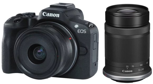 Фотоаппарат Canon EOS R50 Kit RF-S 18-45mm IS STM + RF-S 55-210mm 