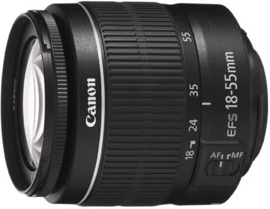 Объектив Canon EF-S 18-55mm f/3.5-5.6 III, Черный 