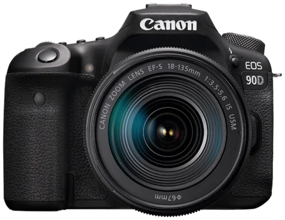 Фотоаппарат Canon EOS 90D Kit EF-S 18-135mm f/3.5-5.6 IS USM, черный   