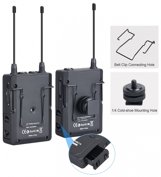 COMICA CVM-WM200C (TX+RX) беспроводная микрофонная радиосистема 