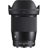 Объектив Sigma 16mm f/1.4 DC DN Contemporary for FUJIFILM X, чёрный
