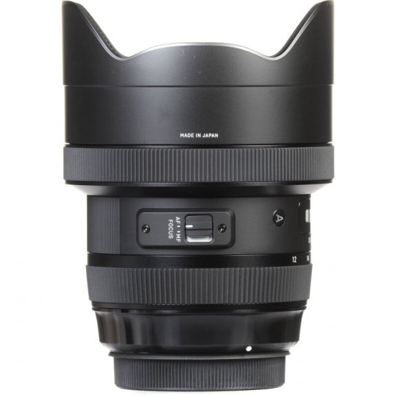 Объектив Sigma AF 12-24mm f/4 DG HSM for Canon, чёрный 
