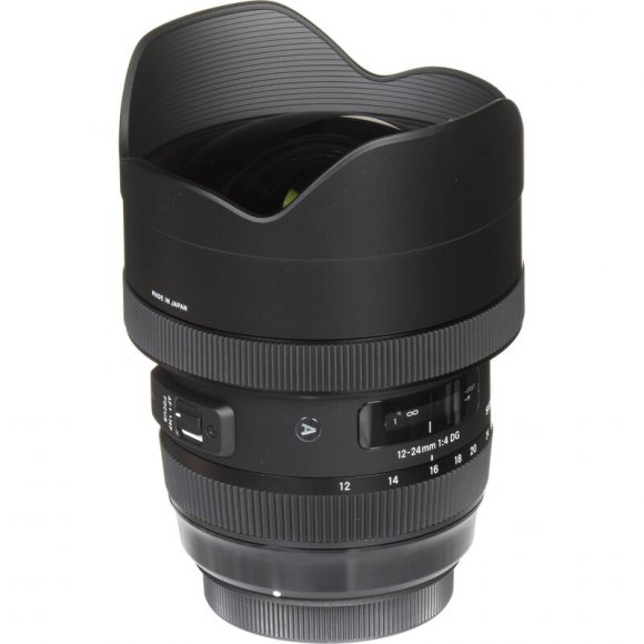 Объектив Sigma AF 12-24mm f/4 DG HSM for Canon, чёрный 