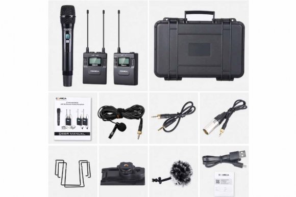 COMICA CVM-WM300B (TX+HTX+RX) беспроводная микрофонная радиосистема  COMICA CVM-WM300B (TX+HTX+RX) беспроводная микрофонная радиосистема