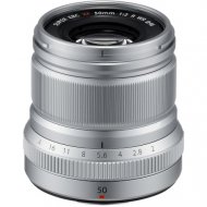 Объектив Fujifilm XF 50mm f/2 R WR, серебристый Объектив Fujifilm XF 50mm f/2 R WR, серебристый