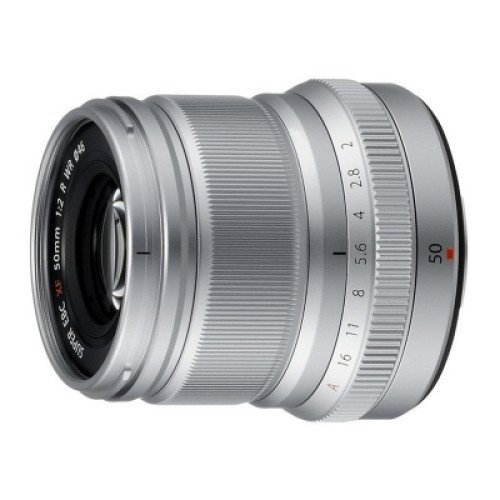 Объектив Fujifilm XF 50mm f/2 R WR, серебристый Объектив Fujifilm XF 50mm f/2 R WR, серебристый