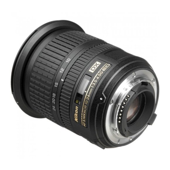 Объектив Nikon AF-S DX NIKKOR 10-24mm f/3.5-4.5G ED, чёрный Объектив Nikon AF-S DX NIKKOR 10-24mm f/3.5-4.5G ED, чёрный