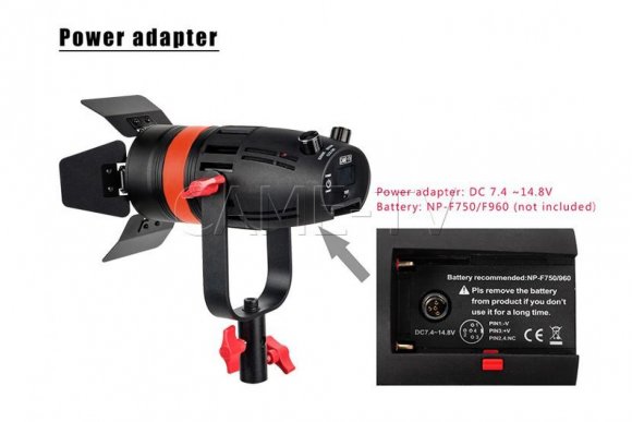 CAME-TV F-55S Boltzen 55w Fresnel Focusable LED Bi-Color 3200-5600K With Bag (Видеосвет)  CAME-TV F-55S Boltzen 55w Fresnel Focusable LED Bi-Color 3200-5600K With Bag (Видеосвет)