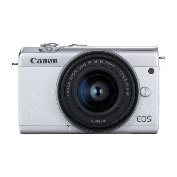 Фотоаппарат Canon EOS M200 15-45mm, белый (Меню на русском языке) 