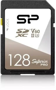 Карта памяти SDXC 128Gb Silicon Power Superior Pro UHS-II U3 V60 280/100 Mb/s Карта памяти SDXC 128Gb Silicon Power Superior Pro UHS-II U3 V60 280/100 Mb/s