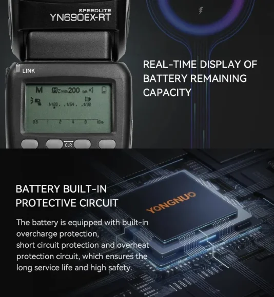 Фотовспышка YongNuo Speedlite YN690EX-RT для Canon Фотовспышка YongNuo Speedlite YN690EX-RT для Canon
