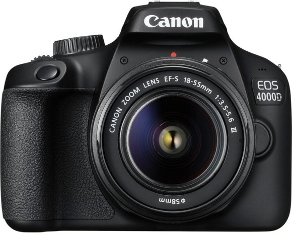 Фотоаппарат Canon EOS 4000D Kit EF-S 18-55mm f/3.5-5.6 III, чёрный 
