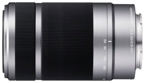 Объектив Sony E 55-210mm f/4.5-6.3 OSS, серебристый 