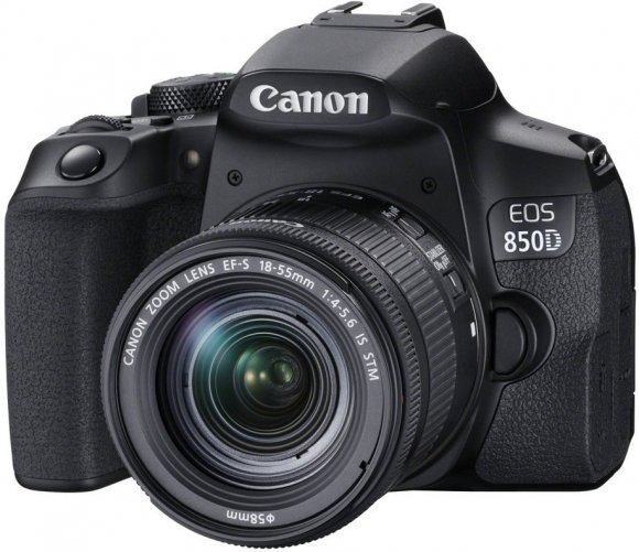 Фотоаппарат Canon EOS 850D Kit 18-55mm f/4-5.6 IS STM, чёрный (Меню на русском языке) 