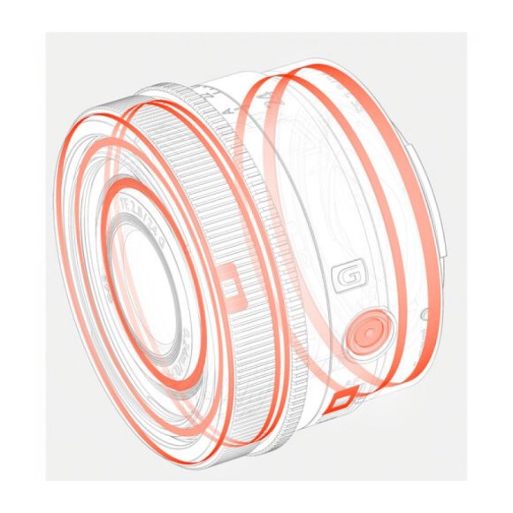 Объектив Sony FE 24mm f/2.8 G, чёрный Объектив Sony FE 24mm f/2.8 G, чёрный