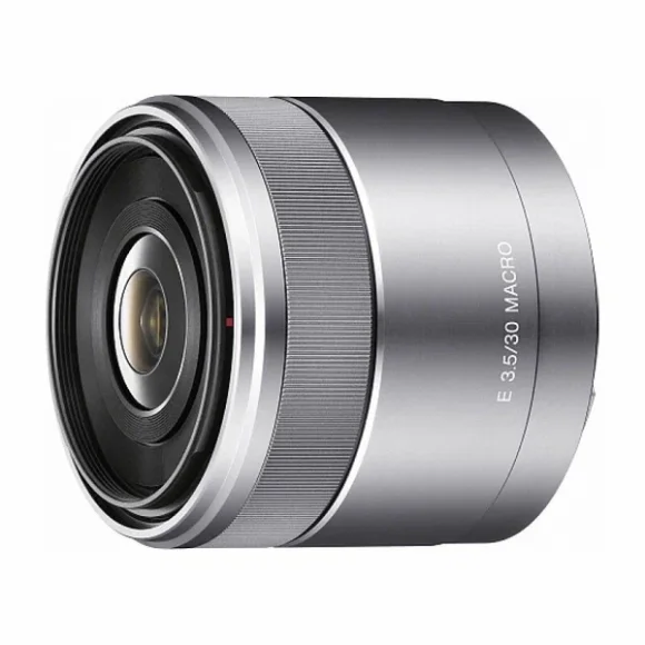 Объектив Sony E 30mm f/3.5 Macro, серебристый 