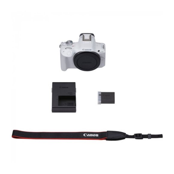 Фотоаппарат Canon EOS R50 Body, белый Фотоаппарат Canon EOS R50 Body, белый