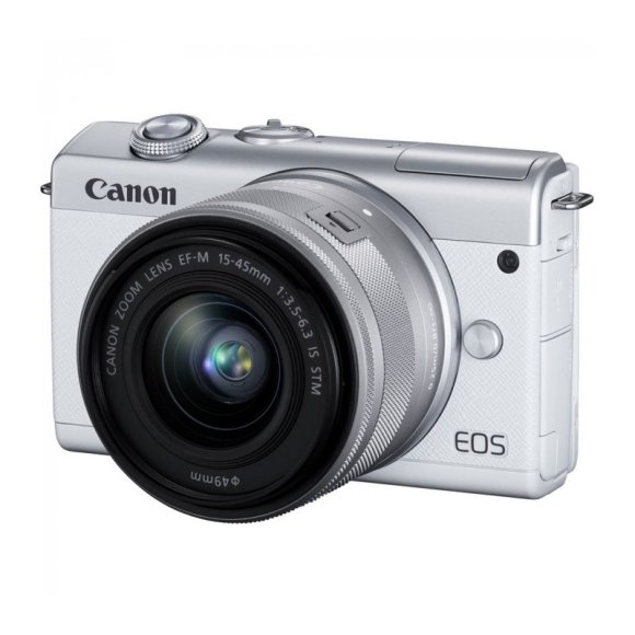 Canon EOS M200 Kit EF-M 15-45mm f/3.5-6.3 IS STM White 